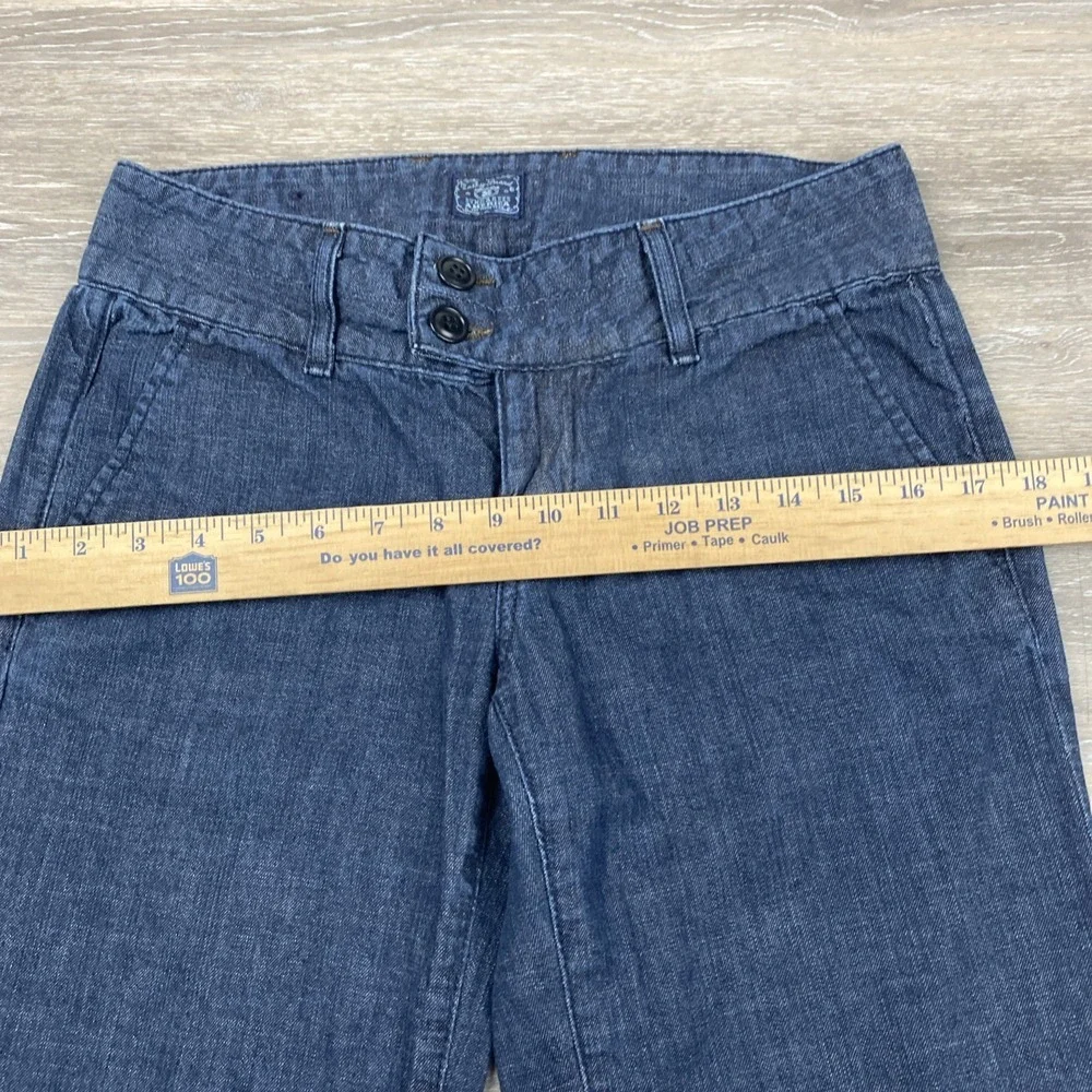 LUCKY BRAND DUNGAREES Flare Leg Women's Low Rise Jeans Flap Pockets 6/28 7W10208 - Picture 9 of 13